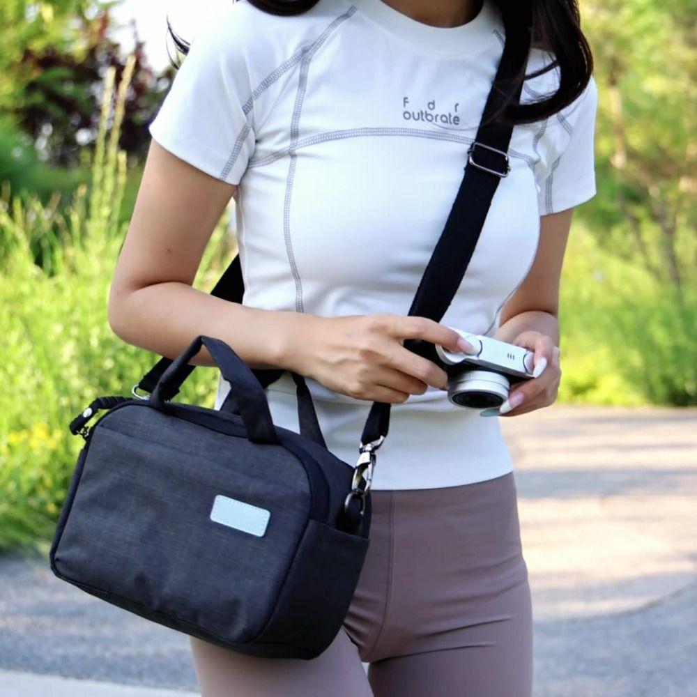 Super Thick Insert Photography Organizer Oxford Waterproof Camera Bag  Digital Carry Case