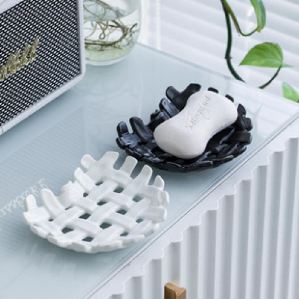 Ceramic soap box creative cute bathroom household soap dish holder anti-water sink soap box
