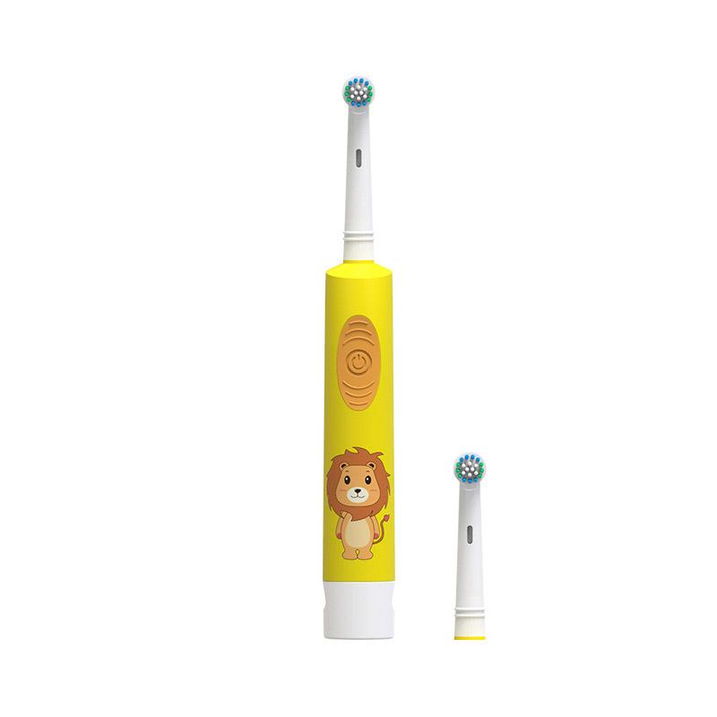 

Electric toothbrush, children s electric toothbrush, battery toothbrush, cartoon rotating small head, 4-14 years old children s