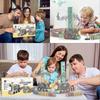 200 Pcs Automatic Dominoes Train Set,fun And Colorful Train With Lighting Sound Effects,creative Dominos Game Toy For Kids Boys And Girls Age 3-8 [gre