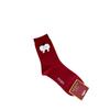 New Year'S Red Apple An Happy Rabbit Velvet Socks New Year'S Red Series Casual Versatile Stack Socks