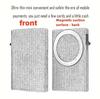 Women's Minimalist Aluminum Alloy Wallet, Magnetic Automatic Side-thrust Pop Up Card Holder With Anti-theft Brush Blocking
