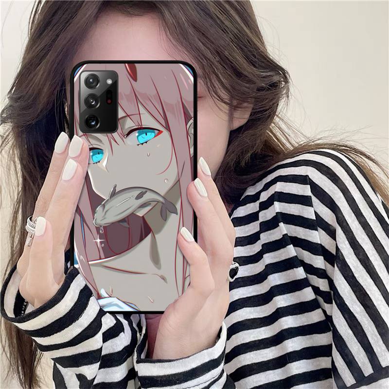 Zero Two Darling In the FranXX Anime Phone Case for Samsung Note 20 Ultra 10 Pro Lite Plus 9 8 5 4 3 M 30s 11 51 31 31s 20 A7