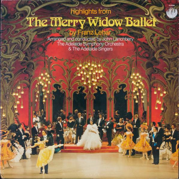 

LP Record FRANZ LEHR JOHN LANCHBERY ADELAI Highlights From The Merry Widow Bal S37092 ANGEL 1976 US Classical Used