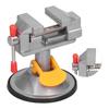 Aluminum Alloy Table Vise Clamp Suction Cup Base Drill Press Vise  for Jewelry Making DIY Crafts