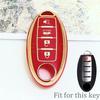 For Nissan Leaf Micra Qashqai J11 J10 X Trail T32 Versa Note Patrol Key Fob Cover 5 Buttons TPU Car Key Case Cover Accessories