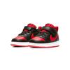 Nike Court Borough Low 2 Suola Antiscivolo Ammortizzazione Resistente all'Abrasione Mid top Scarpe da Skateboard Nero Rosso BQ5453-007