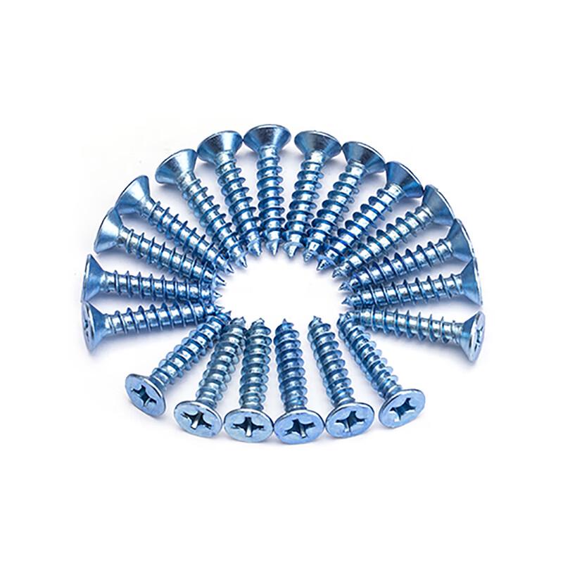 Carbon Steel Blue-White Zinc Self-Tapping Screws