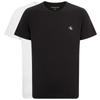 Calvin Klein Letter Pattern Round Neck Loose Short Sleeve Drop Shoulder T-Shirt Men T-Shirts J320199BEH