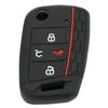 Silicone Key Fob Car Remote Cover Shell Case 4 Button Protector For Volkswagen Golf Wagon Skoda Octavia Golf Sportswagen Jetta