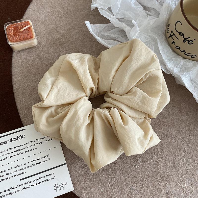 1pc New Korean style fluffy cloud shaped large intestine headband with French laziness and retro style headband