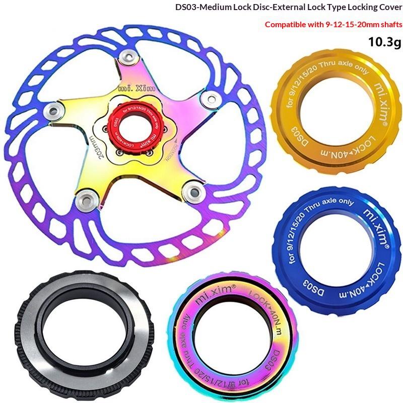 Anelli di Bloccaggio Centerlock per Mozzi Ruota Centerlock Mozzo Ruota Center Lock Anello di Bloccaggio Rotor-Lock Coperchio di Bloccaggio