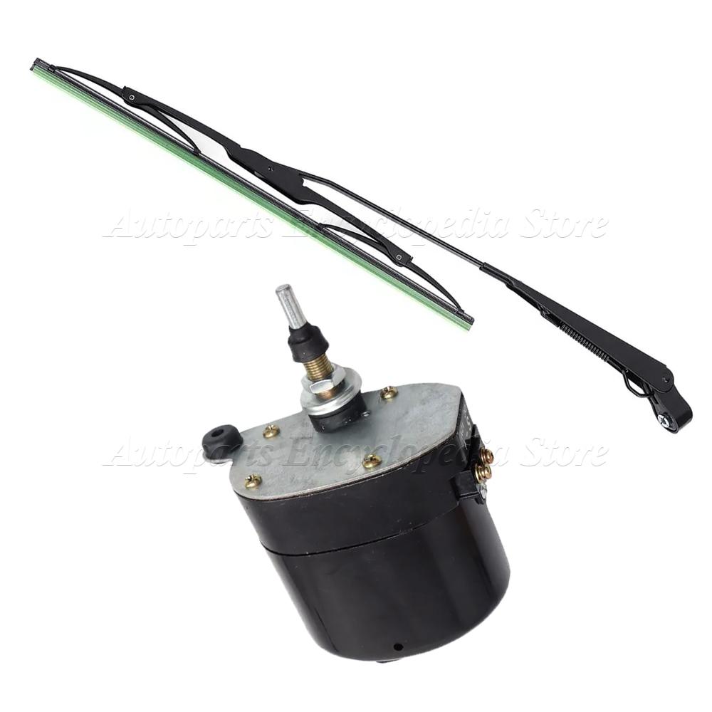 7731000001 Fit For Willis Jeep Tractor 0390506510 Universal 12V Windscreen Wiper Motor Or Arm With Blade 01287358
