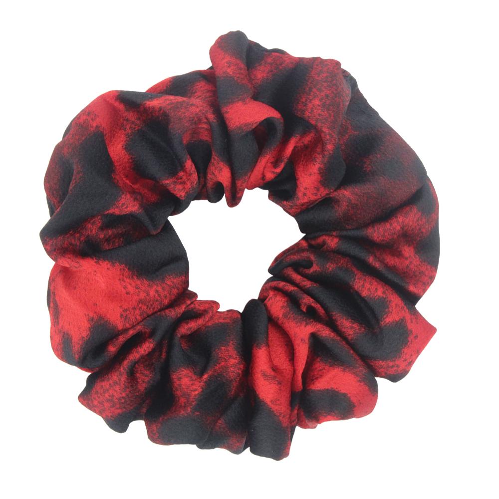 

Furling Girl 1 PC Leopard Silky Hair Scrunchies Smoothy Fabric Elastic Hair Bands Hair Accessories Headbands for Women бордовий