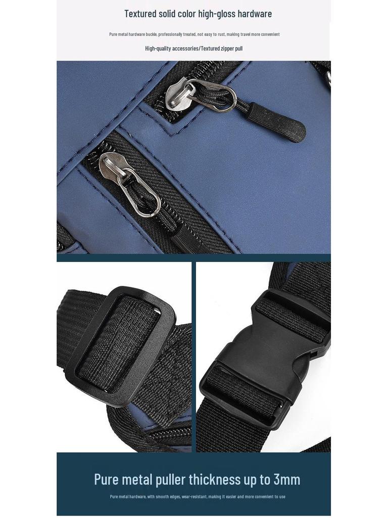 Men's Multifunctional Waterproof Crossbody Waist & Leg Bag for Outdoor Sports