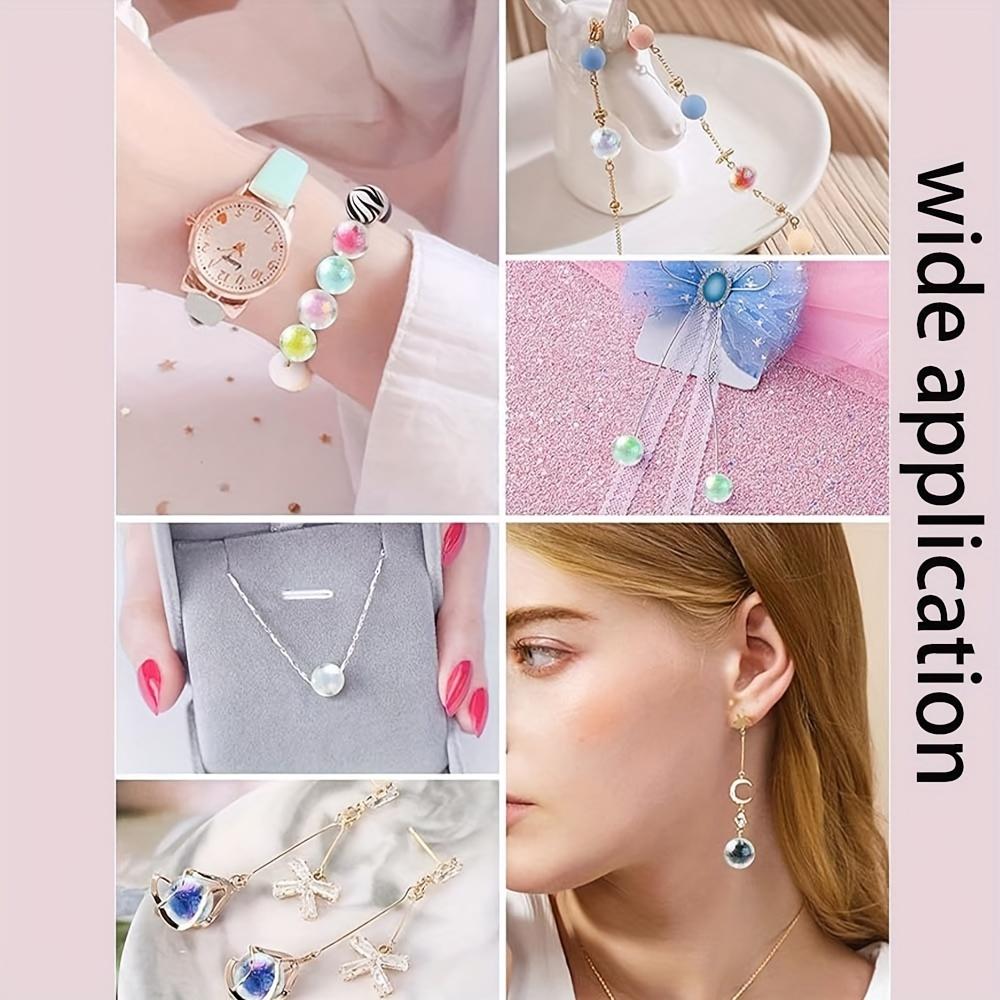 5/10/20pcs Sweet Candy Color Summer Fashion Colorful Rainbow Color Plated Glacier Beads Acrylic Through Hole Round Beads DIY Phone Chain