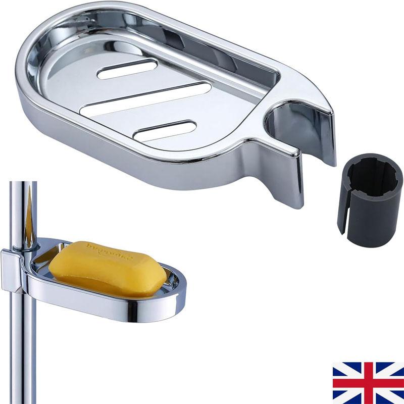 

Держатель для мыльницы Clip-on, держатель для мыльницы для душа, гладкая мыльница для ванной комнаты 22mm