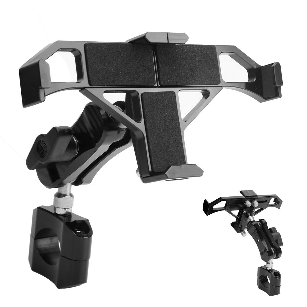 Universal Motorcycle Phone Holder for 22mm Handlebar 360 Degrees Rotatable Phone Mount Bracket