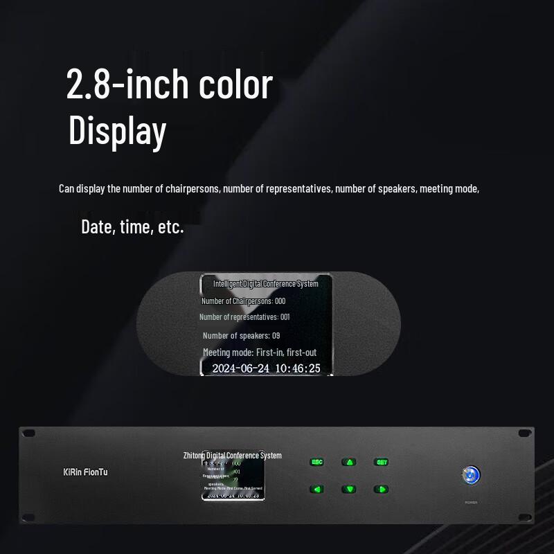 FionTu Professional Wired 8-Channel Conference Microphone System (CN Version)