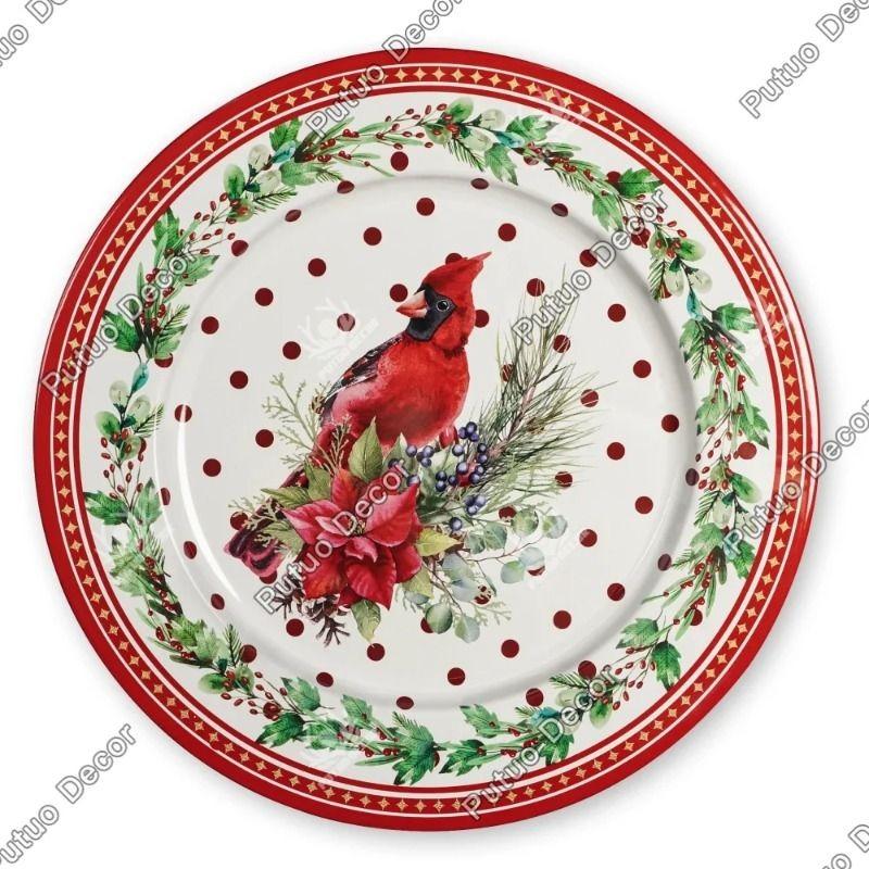 2D Flat Hanging Decorative Metal Sign Hand Painted Art