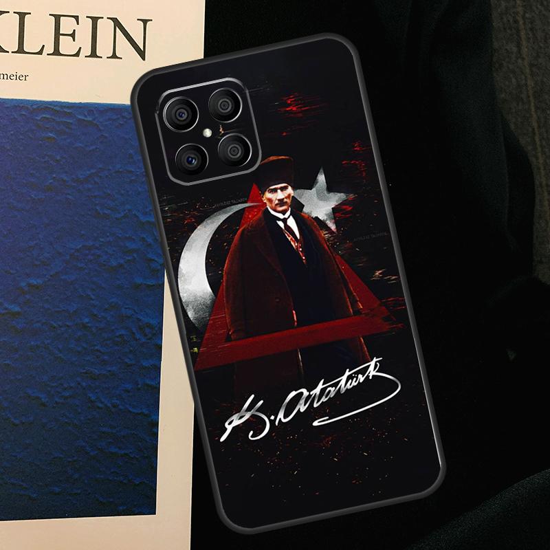Turkey Mustafa Kemal Ataturk Case For Honor 50 70 90 Lite X9b X9a X8b X8a X8 X9 X9c Honor 200 Pro Magic 7 5 6 Lite Cover