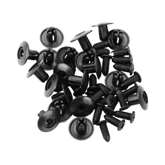Car Fender Liner Retainer Clips Corrosion-Resistant Universal Easy To Install Splash Shield Fender Liner Rocker Molding Retainer Clips