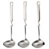 304 Stainless Steel Hot Pot Cutlery Soup Spoon Colander Spoon Grease Filter Spoon Long Handle Scoop Oil-Water Separation Spoon Kitchen Tools