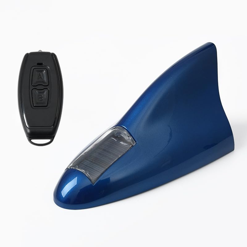 

Solar Shark Fin Antenna for Car, Roof LED Strobe, LED Light Dolphin Antenna, Body Blue (antenna type) синий