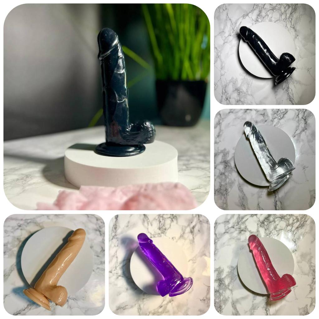 Premium Tpe Crystal Clear Dildo For Women Available In Multiple Sizes And Vibrant Colors For Satisfaction