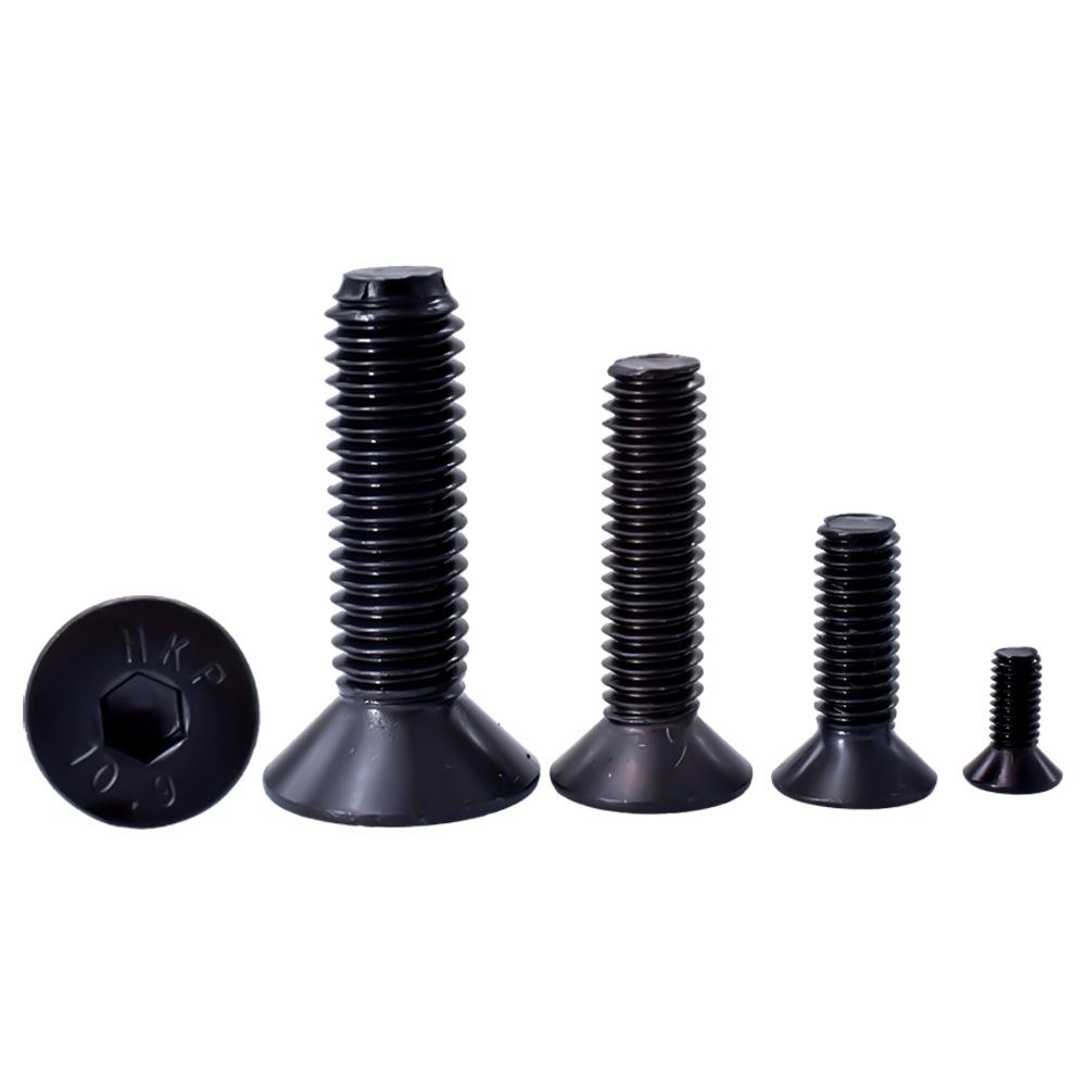 

5-100pcs ISO7380/DIN7991 Hex Socket Screw M2 M2.5 M3 M4 M5 M6 M8 Grade 10.9 Black Allen Screws Hex Socket Countersunk/Round Bolt M2.5 50pcs&3mm