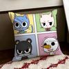 Cute FFAIRY TTAIL Cushion Cover Reversible Soft Durable Pillow Cover Home  Car MultiScene Use for Daily Comfort
