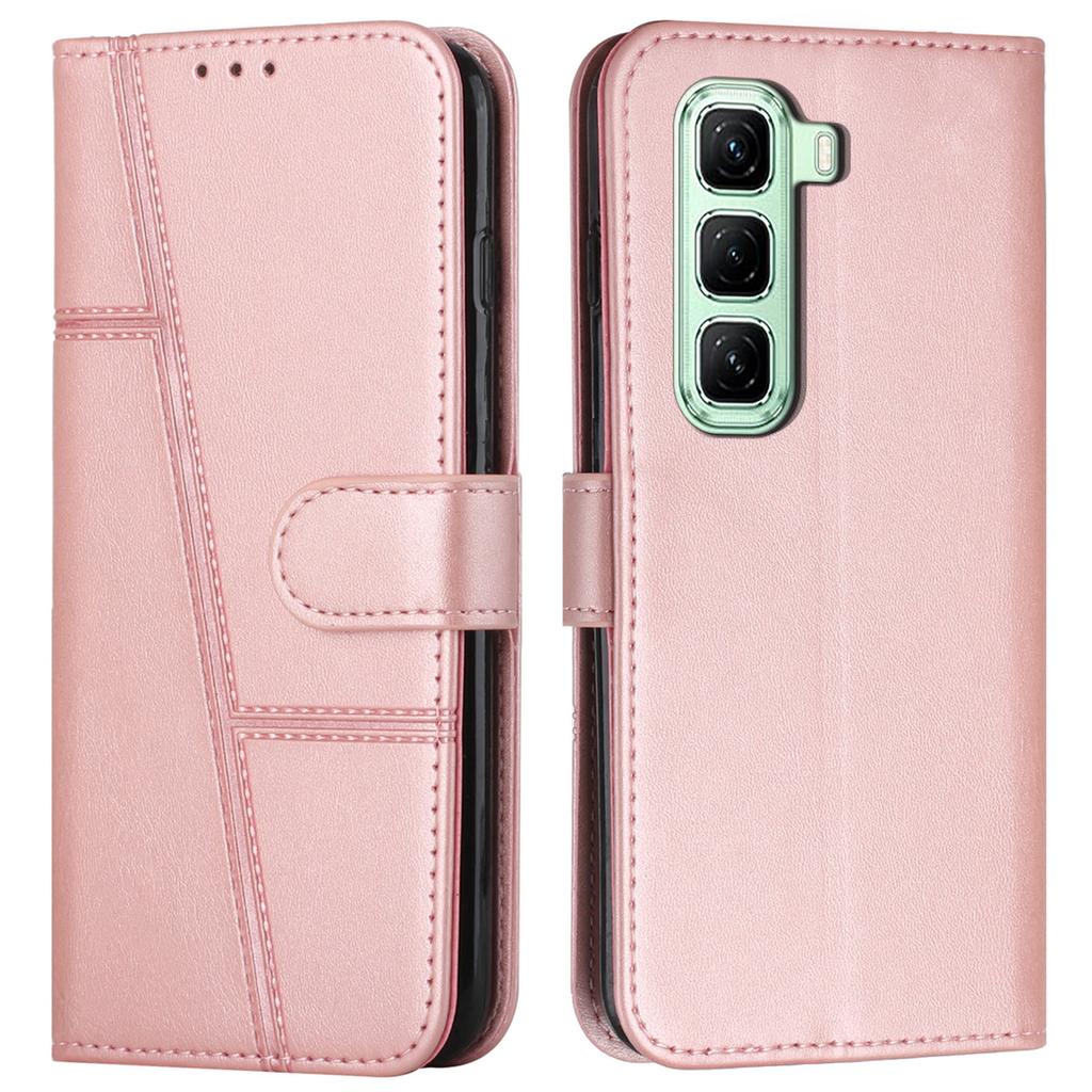 For Infinix Hot 50 4G Case Stand Flip Protective Leather Phone Cover