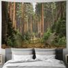 Forest Natural Scenery Decorative Painting for Home Living Room Background Fabric Wall Hanging Tapestry