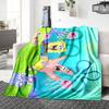 1Pc Underwater Adventure Blanket Soft Throw Blanket For Home Bedroom Bed Sofa Travel Office Solid Christmas Blanket