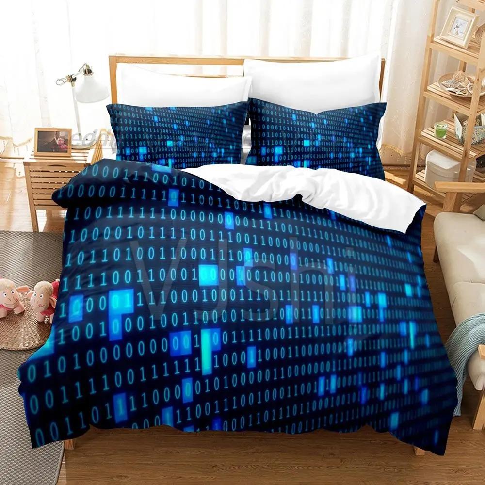 Lucky Number 3D Bedding Set Single Twin Full Queen King Size Duvet Cover Sets for Adult Kids Bedroom