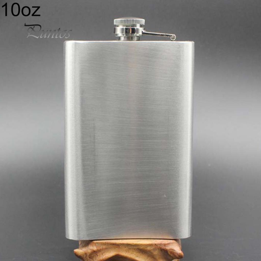 4 5 6 7 8 10 Oz Vodka Whiskey Alcohol Hip Flask Cap Funnel