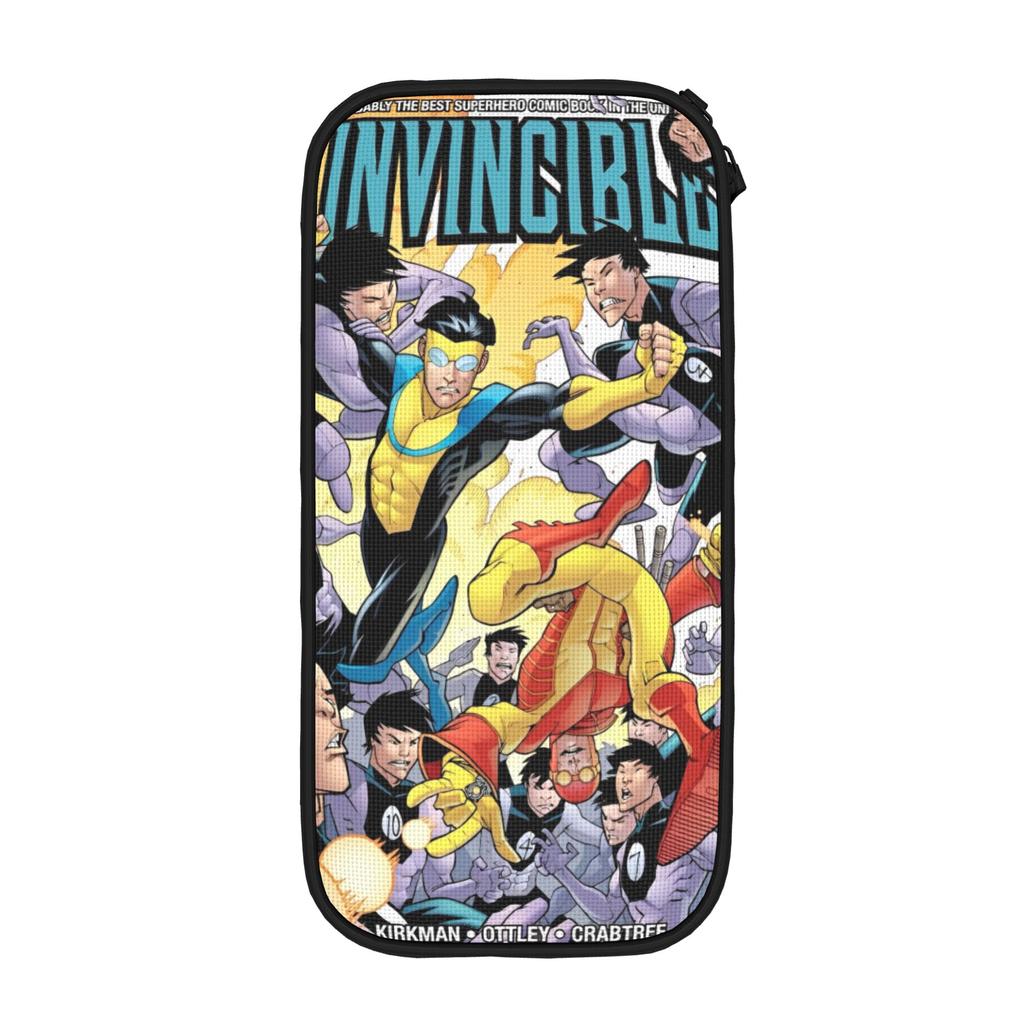 Creative Invincible Hero Manga Pencil Case Pencilcases Pen Box for Girls Boys Large Bag School Supplies Zipper Accessories