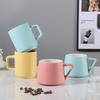 Nordický matný jednobarevný hrnek hrnek na mléko hrnek na kávu dárkový hrnek hotelový keramický čajový šálek nápis