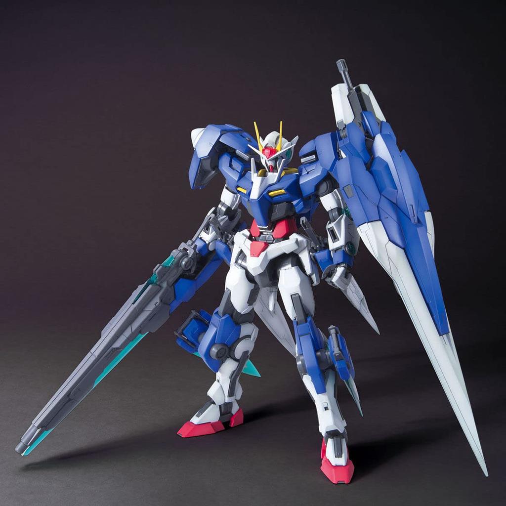 MG Mobile Suit Gundam 00V Chronicle Double O Gundam Seven Scale Plastic Model Kit Sword/G 1/100 Pre-colored