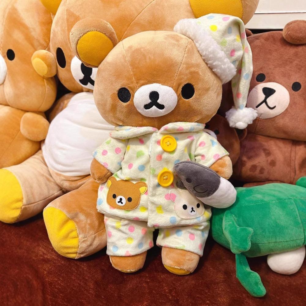 Lala Bear Sleeps with Easy Bear Pajamas Plush Toy Removable Cute Doll Birthday Gift Female