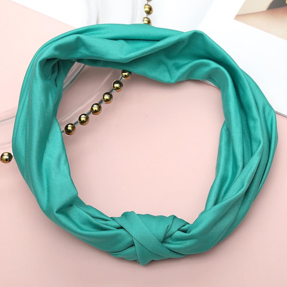 

Шелковая повязка на голову для женщин Большая черная повязка для спортзала, йоги, спорта, африканская повязка для бега, тюрбан для тренировок, хедрэп