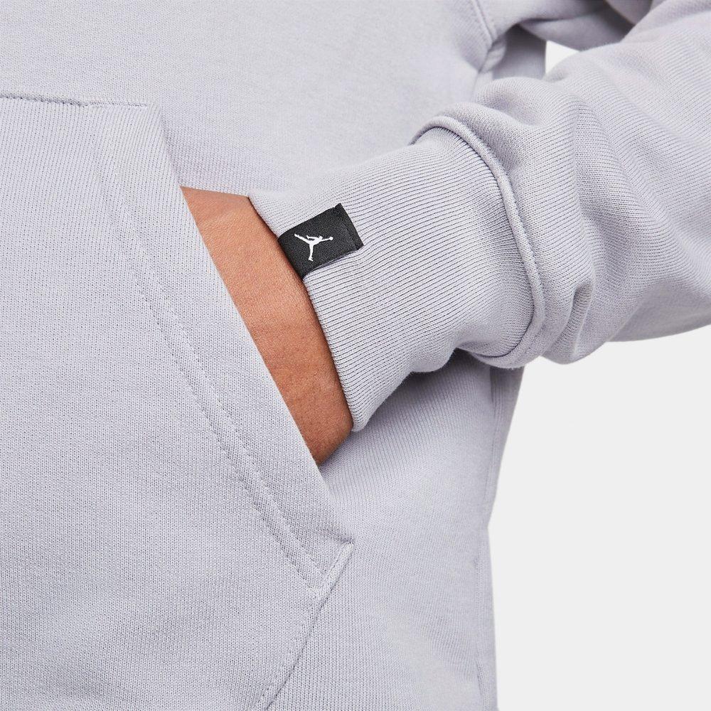 Jordan Sweatshirts Men's Light Gray White Hooded Moderate Regular DO6095-054