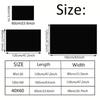 Ethnic Style Flannel Carpet Black Golden Accents Backing Lightweight Washable Rug Rectangle for Entryway Bedroom Living Room Mat