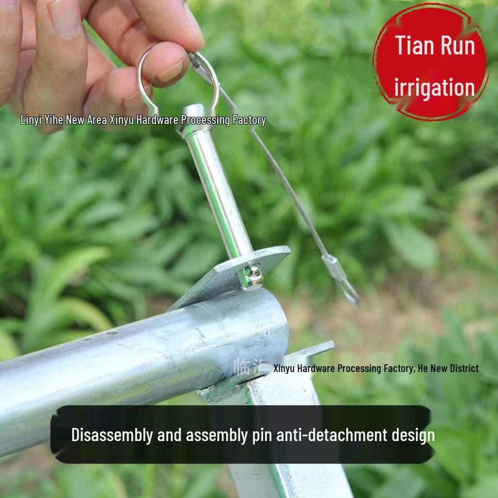 Agricultural Water Hose Reel and Storage Rack for Irrigation Pipe and Drip Tape