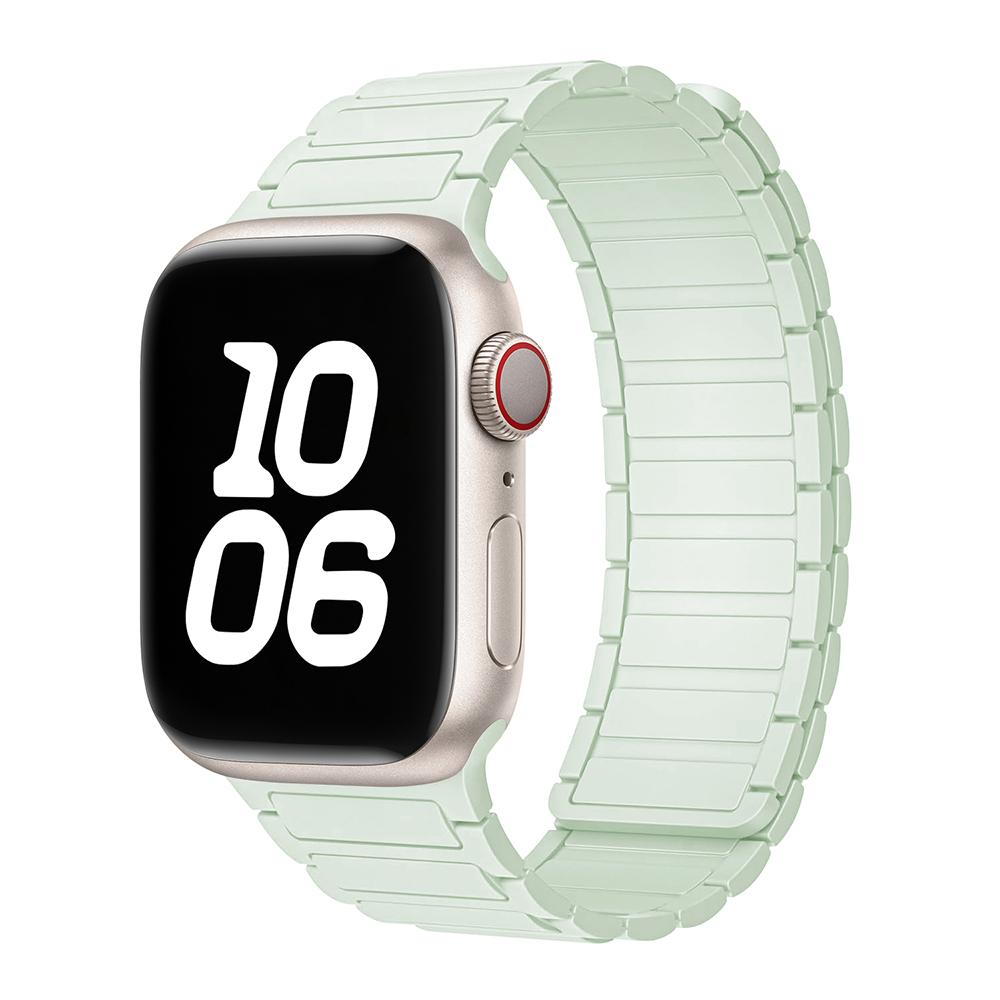 Magnetic Loop For Watch Bands 44mm 40mm 49mm 45mm 41mm 38mm Silicone Bracelet iWatch Series11 10 9 8 7 6 Se Ultra 3 Strap