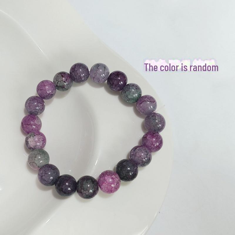 Dopamine Pink Elephant Ceramic Beaded Bracelet for Women: Unique, Sweet, and Versatile Design, Perfect for Students and Girlfriends.