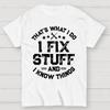 THAT'S What i Do I Fix Stuff And I Know Things Cotton Summer Casual Cool Loose T-Shirt