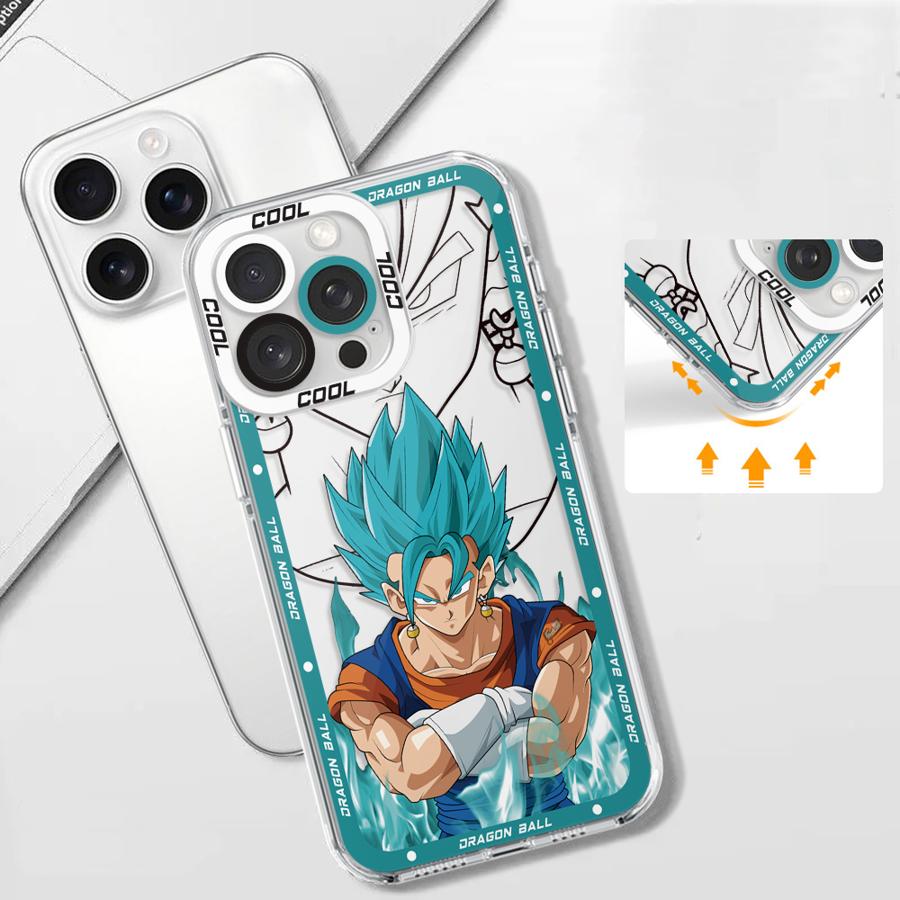 Dragon Ball Z Trunks Goku Clear Phone Cover Case for iPhone 12 Mini 16 15 14 Plus XR 13 12 11 Pro MAX 17 Air 7 8 16e