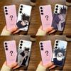 Anime Choso Phone Case For SamsungS25,24,21,22,23,30,Ultra,20,Plus,Fe,Lite,Note,10,9,5G Transparent Cover