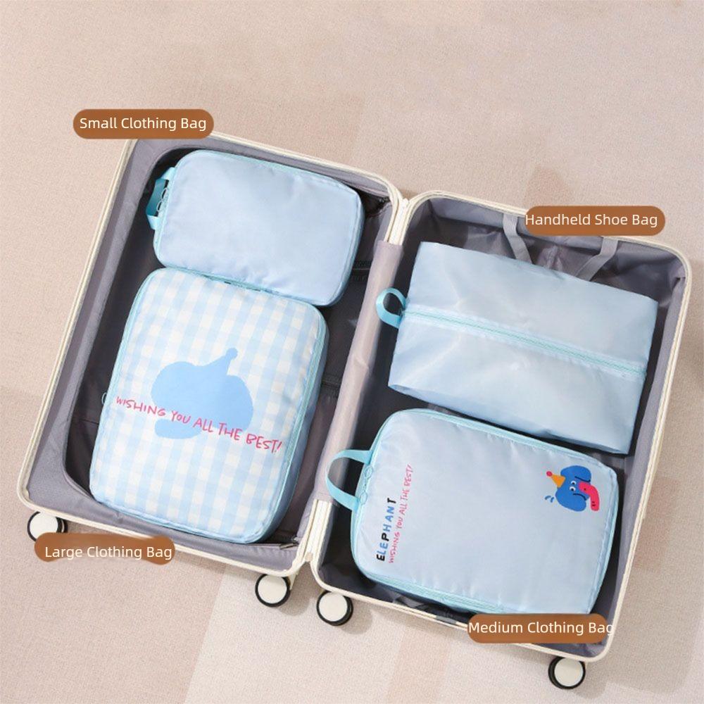 4Pcs Large Capacity Compressed Travel Clothes Bag Foldable Clothes Storage Bag  Travel